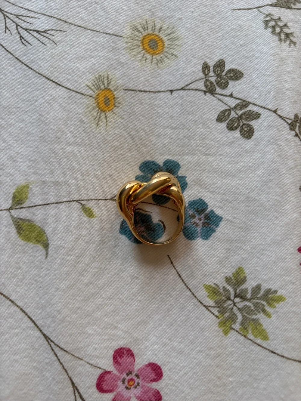 Gold Knot Statement Ring - Women Jewelry